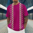 thumbnail image 3 of Enridrech M-4XL Mens Crewneck Tee with Printed Casual Stylish Comfortable Summer Fashion Short Sleeve Tshirt for Men, 3 of 4
