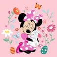 thumbnail image 2 of Girl's Minnie Mouse Easter Bunny Hug Graphic Tee Light Pink X Small, 2 of 4