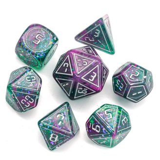 7PCS Jogo De Dados De Metal Dnd D Poliédrico MTG Para Dungeon E Dragon Pathfinder Rpg Pesados D20 D12 D10 D8 D6 D4 I.1020327093