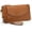 Brown 2.0, variant on Women's Genuine Leather Wristlet Handbags Envelope Style Cell Phone Purse Card Holder Clutch Wallet