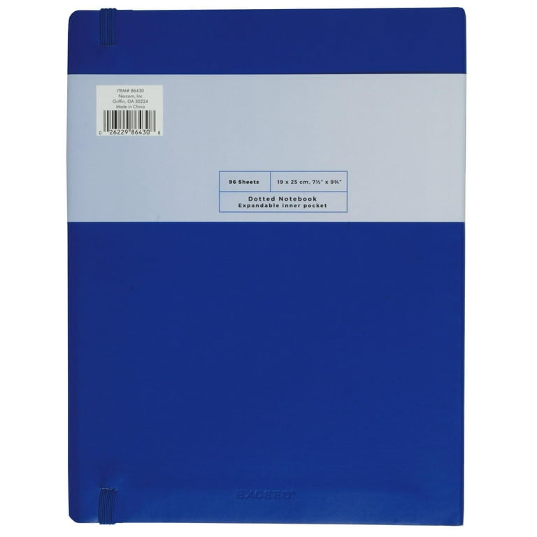 Exceed Large Classic Notebook, Dotted, 96 Sheets, 7.5 Exceed Large Classic Notebook, Dotted, 96 Sheets, 7.5