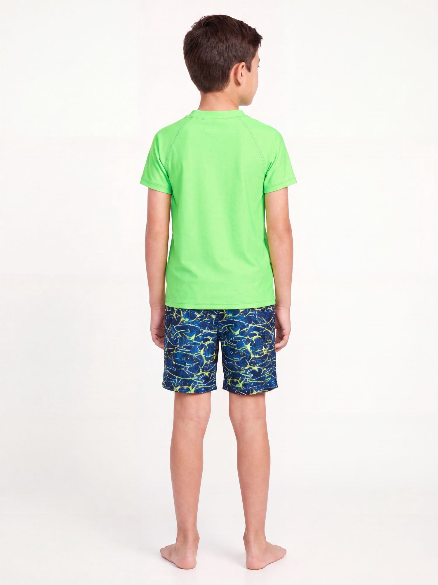 Ocean Gear Boys Short Sleeve Rash Guard Swim Top, Sizes 4-18