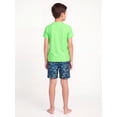 thumbnail image 2 of Ocean Gear Boys Short Sleeve Rash Guard Swim Top, Sizes 4-18, 2 of 3