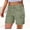 Green, variant on High Waisted Cargo Shorts Women Tactical Cargo Shorts Women Elastic Waist Shorts Women Running Shorts Boho Shorts for Women Shorts for Women Casual Summer Bermuda Shorts Women Comfy Shorts for Wome