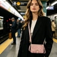 thumbnail image 6 of PU Leather Handbag 2-in-1 Crossbody Shoulder Bag with Card Slot, Convertible Everyday Travel Purse for Women with Backpack Strap, 6 of 9