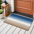 thumbnail image 4 of Area Rug 2x3ft Blue to Brown Gradient Ombre Area Rugs Washable Low Pile Floor Carpet for Bedroom, Watercolor Abstract Art Non Slip Soft Rugs for Living Room Entryway Dining Room, 4 of 9