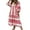 Wine, variant on Women Boho Floral Puff Sleeve Tiered Maxi Dress Casual Layered Loose Vacation Beach Long Dress