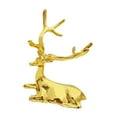 thumbnail image 4 of deevoka Animal Statue Cabinet Artwork Centerpiece Decorative Tabletop Deer Sculpture Light Gold, 4 of 9