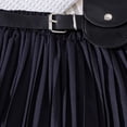 thumbnail image 4 of mgoYE Girl Outfits Size 14-16 Girls 2-Piece Outfits Ruffle Sleeve Tee & Elastic Waist Pants Kids Summer Clothing Set(Black,12-13 Years), 4 of 8