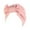 Pink, variant on Women's Turban Hat - Polyester Head Scarf Wrap, One Size, Solid Color, Foldable - Fashionable Bonnet for Daily/Vacation Wear