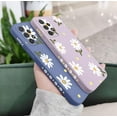 thumbnail image 4 of for Galaxy S20+ Plus Case Cute Daisy Pattern Full Camera Lens Protection Slim Shockproof TPU Bumper Liquid Silicone Protective Cover Phone Cases for Samsung Galaxy S20+ Plus 5G 6.7"-Black, 4 of 12