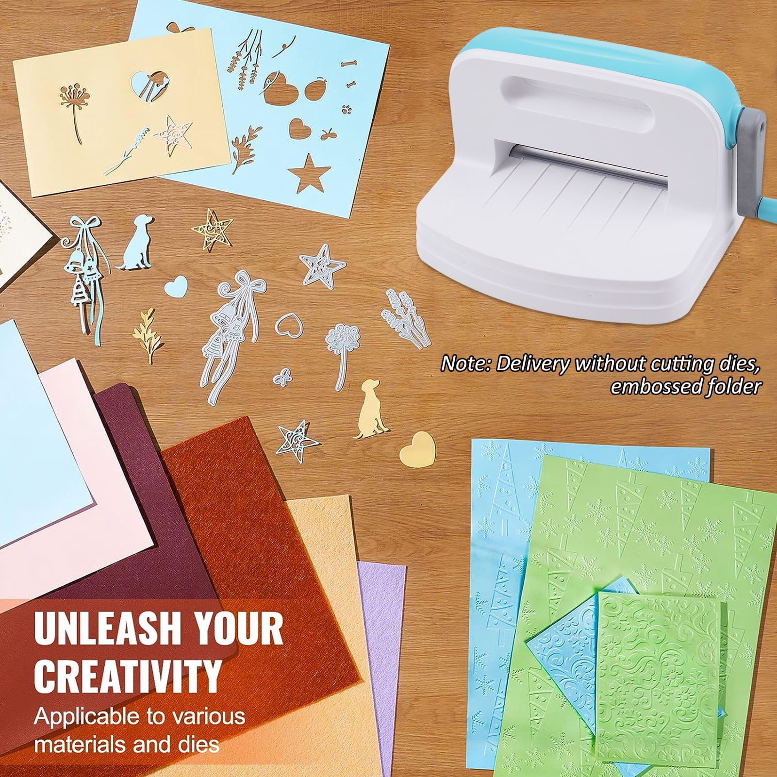 Hand Manual Die Cutting & Embossing Machine, Portable Cut Machines, Hand DIY Embossing, Cutting Greeting Card Hand Account Making Tool, For Arts & Crafts, Scrapbooking, Card Making