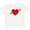 AA-White, variant on Inktastic Valentines Day Heart Arrow Boys or Girls Toddler T-Shirt