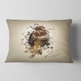 thumbnail image 2 of Designart Abstract Falcon on Branch - Animal Throw Pillow - 12x20, 2 of 5