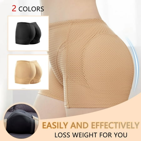 ZRGHAOYLQ Women s Butt Pads Panties Underwear Seamless Butt Lifter Hip Enhancer Panty Hip Pads Boyshort Underwear Padded Body Shaper