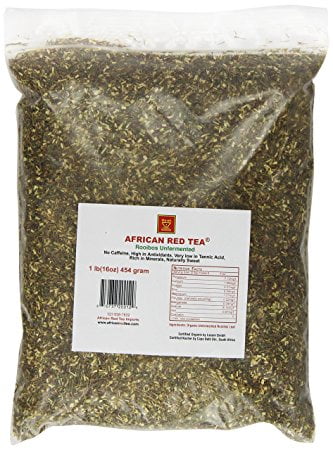 AFRICAN RED TEA Rooibos Tea Unfermented Loose Leaves 1 LB by The Rooibos Tea Company dba African Red Tea Imports