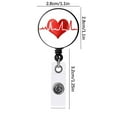 thumbnail image 3 of DPTALR Nurse Badge Buckle Easy-To-Pull Buckle Retractable Badge Easy-To-Pull Certificate Buckle, 3 of 7