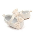 thumbnail image 2 of Baby Girls Princess Shoes, Soft Bow Flower Non-slip Toddler Shoes, 2 of 6