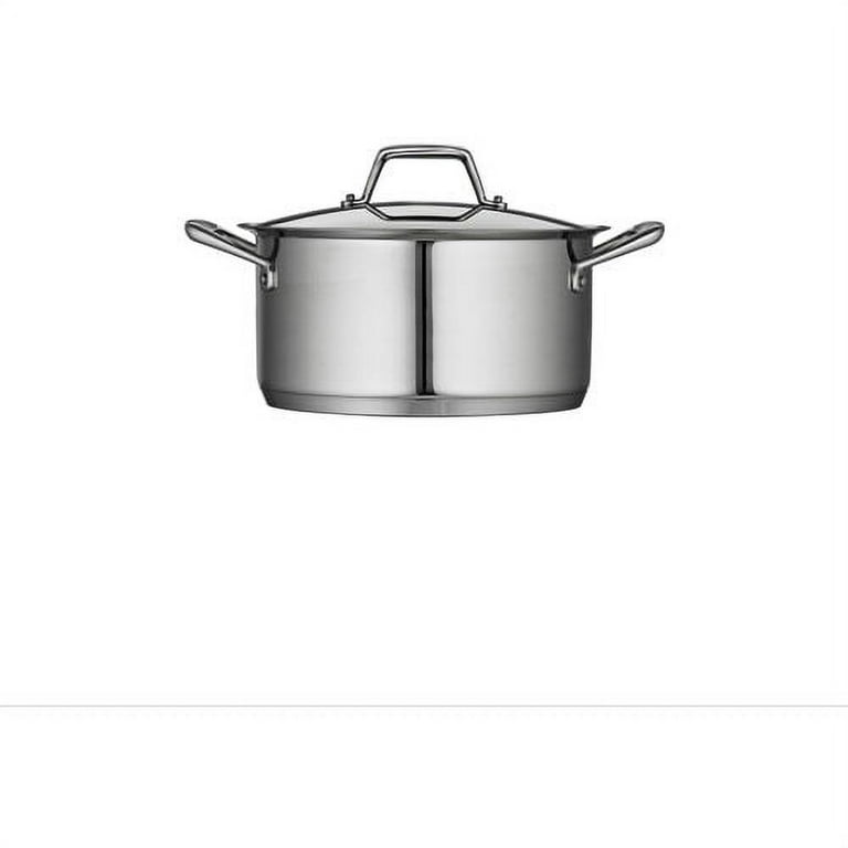 Tramontina Gourmet Tri-Ply Clad 6 Qt. Stock Pot with Lid & Reviews