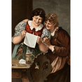 thumbnail image 2 of Anonymous 14x18 Black Ornate Wood Framed Double Matted Museum Art Print Titled - Wiedemann's Fine Beers Advertisement (1880), 2 of 5