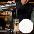 thumbnail image 2 of 50 Pcs Plastic Straws Christmas Straight Gold Powder Banquet, 2 of 6