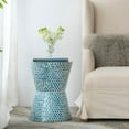 thumbnail image 6 of A&B Home Round Tapered Accent Stool - 14"Dia. x 20" - Blue, 6 of 7