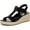 Black, variant on Calera Women's Sandals Camel Brown Leather Size 12 M