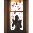 thumbnail image 2 of Decoraciones de Halloween, pegatinas de pared espeluznantes, silueta de fantasma aterrador para mujeres, calcomanías sangrientas, arte para decoración de fiesta de Halloween en casa, 2 of 5
