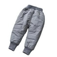 thumbnail image 2 of Godderr Baby Kids Fleece Pants Winter Jogger Sweatpants for Girls Winter Long Trousers Toddler Thickened Warm Sweatpants Winter Active Pants for 1-10Y, 2 of 8