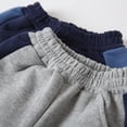 thumbnail image 5 of Duqingm Toddler Baby Boy Clothes Infant Long Sleeve Tops Pants Sweatsuit Outfits (Navy,12-18 Months), 5 of 7