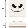thumbnail image 3 of RYLABLUE Halloween Scary Horror Grimace Design Set of 4 Coaster for Drinks, Absorbent Ceramic Stone Coasters Cup Mat with Cork Base for Home Kitchen Room Coffee Table Bar Decor, 3 of 4
