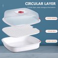 thumbnail image 2 of MasteelfCA Microwave Food Steamer Professional Rice Fish Steamer Kitchen Cooking Steamer, 2 of 8