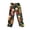 Dark Green, variant on WTOBBY Women's Festive Christmas Pattern Pajama Pants with Elastic Waist - Holiday Themed Sleepwear for Comfortable Home Lounge Wear - Straight Leg Comfortable Fit,Black L