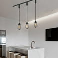 thumbnail image 7 of Kiven H Track Pendant Lightning,Adjustable Cord Length,Industrial H Track Lighting Pendant Lights, 3 Lights, 7 of 7