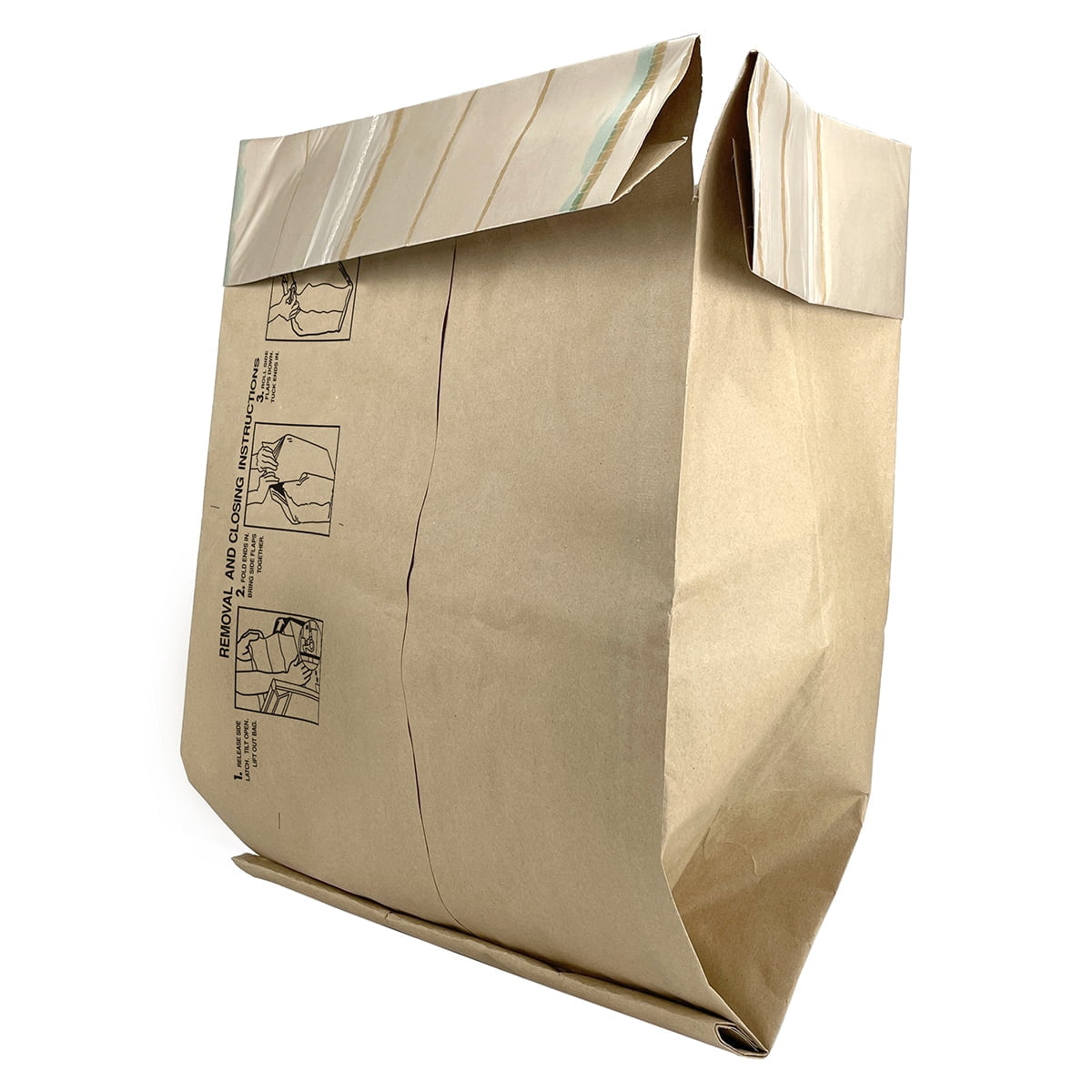 BestAir Heavy Duty Paper Trash Compactor Bags, Pre-Cuffed, 8 Bags for Your Home (4 Pack)