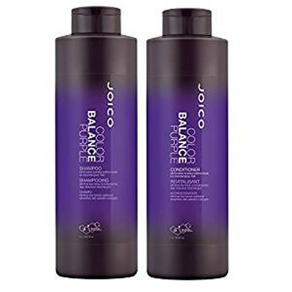 Joico Color Balance Purple Shampoo and Conditioner Duo 33.8 Oz Each