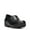 Black Leather, variant on Dr. Scholl's Women's Dynamo Work Slip Resistant Clog - Medium & Wide Width