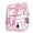 A-Pink, variant on Miaoju Clear Backpack Shoulder Bag Stadium Approved and for Outdoor Event Concerts and Sport Activities