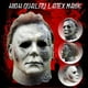 thumbnail image 3 of Michael Myers Máscara, michael Myers Halloween Scary Face Mask, michael Full Face Kills Mask, máscara de cosplay de película de terror, máscara de cabeza completa de látex gris Afortunado Sencillez, 3 of 5