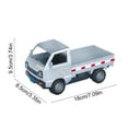 thumbnail image 3 of ToyKingdee Remote Control Car Kei Truck, RC Transport Pickup Truck, All Terrain RC Cars Christmas or Birthday Gift, 3 of 6