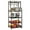Black, variant on TEQIN 5-Tier Kitchen Bakers Rack, 57.4 Inch Coffee Bar Table, Farmhouse Microwave Oven Stand Cabinet Open Storage Shelves for Small Spaces, Corner Organizer Storage Shelf for Spices and Pots