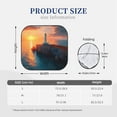 thumbnail image 3 of Sikiie Lighthouse At Sunset Coast Print Foldable Car Windshield Sun Visor, Car Window Sunshade Suitable for Sedan, SUV and Truck Car Accessories-Large, 3 of 6