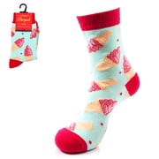 Women's Ice cream Novelty Socks - Turquoise