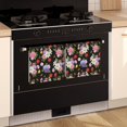 thumbnail image 3 of 2 Pcs Pioneer Flower Floral Print Pattern Kitchen Towels, Funny Microfiber Dish Towel Set, 18" X 26" Tea Towels, 3 of 6