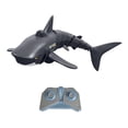 thumbnail image 1 of Juguete de tiburón con Control remoto ta simulación, juguete recargable Negro 1 batería Zulema Juguetes RC Shark, 1 of 8