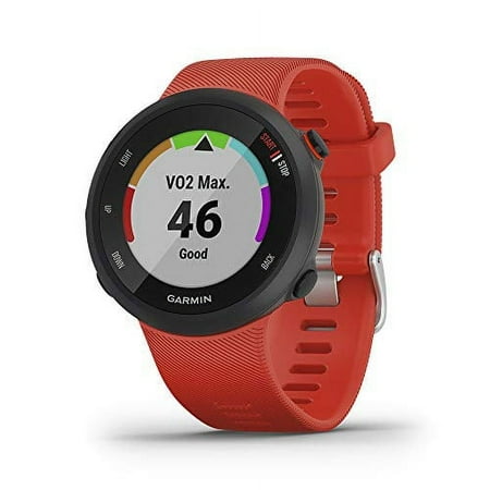 Garmin - Forerunner 45 GPS Smartwatch 42mm Fiber-Reinforced Polymer - Lava Red