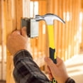 thumbnail image 3 of Yellow 11 oz Straight Rip Claw Hammer with Smooth Face Shock Reduction Grip Hammers Tools One Piece Forged Nail Hammer for House DIY, 3 of 7
