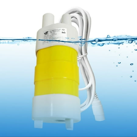 

Jmtresw DC 12V Submersible Pump Brushless Motor 15W High Lift Pump for Caravan Camper