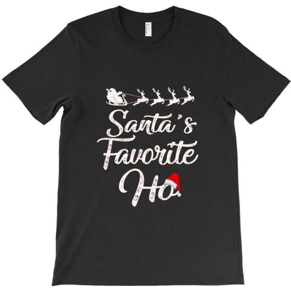 Christmas St. Nick Hos St. Nicks Favorite Ho Funny Holiday Graphic T-Shirt G4078, Up to 5XL