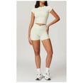 thumbnail image 4 of Conjuntos de entrenamiento for mujer, 2 piezas, sujetador deportivo, camiseta sin mangas, polainas de cintura alta, gimnasio, yoga, ropa activa, camiseta de entrenamiento for mujer, 4 of 7